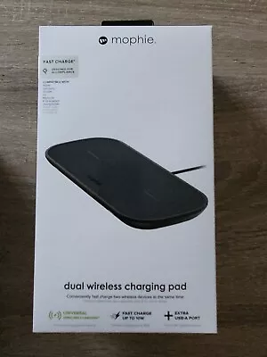 Mophie 409903633 Dual Wireless Charging Pad - Black • $23.99