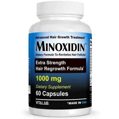 Minoxidin 1000mg Natural Dietary Supplement For Women Men • Extra Strength 60ct • $24.99