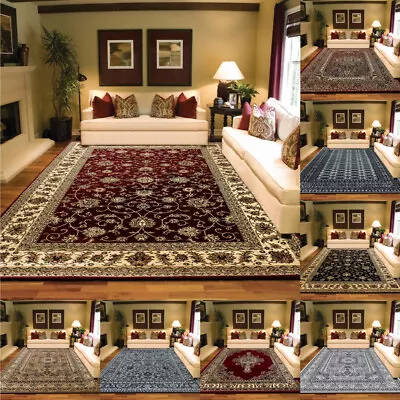 £97.19 • Buy Non Slip Large Traditional Rugs Bedroom Living Room Hallway Runner Floor Carpet
