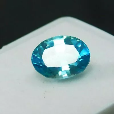 1.50 Ct Natural Montana Sapphire CERTIFIED Loose Gemstone Bluish Green Oval Cut • $11.89