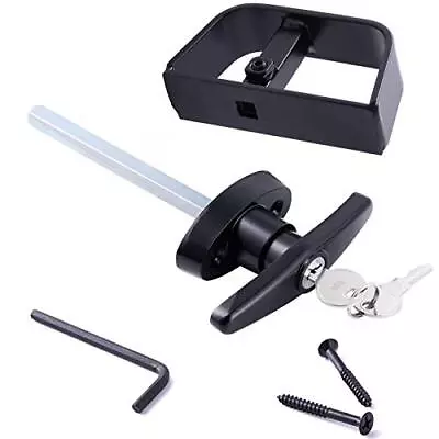 T-Handle Lock Kit Shed Door Lock With 2 Keys And 2 Screws Stem Barn Playhous... • $27.02