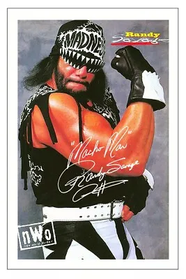 Macho Man Randy Savage Signed Autograph Photo Print Wwe Wrestling • $4.35