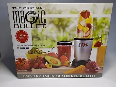 The Original Magic Bullet 11 Piece Set With Recipe Book New Sealed In Box • $29.99