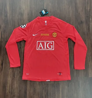 Cristiano Ronaldo Champions League 2008 Final Manchester United Soccer Jersey • $80