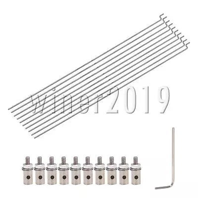 10x Push Rod & Linkage Stoppers Servo Arm Connectors Adapter For RC Airplane • $9.34