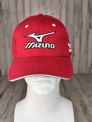 Mizuno Red Adjustable Hat One Size Fits All • $12.88