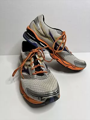 Mizuno Wave Creation 14 Mens Size 13 Orange/blue Infinity Running Athletic Shoes • $45