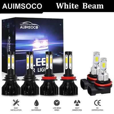 For Mazda CX-9 2013-2015 LED Headlights Hi-Lo Beam Fog Light 6x Bulb Combo 6000K • $45.98