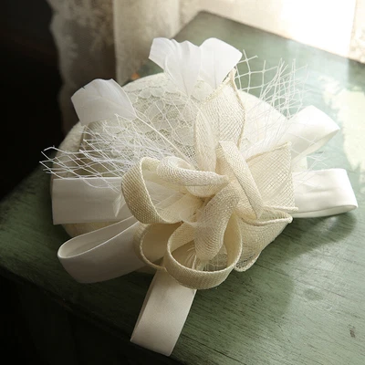 £22.09 • Buy Hat Mesh Veil Cap Headpiece Clip Wedding Party Hat Hot Royal Pillbox