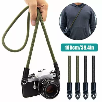 Mountaineering Nylon Rope Camera Shoulder Neck Strap Belt For DSLR Camera Leica • $8.79