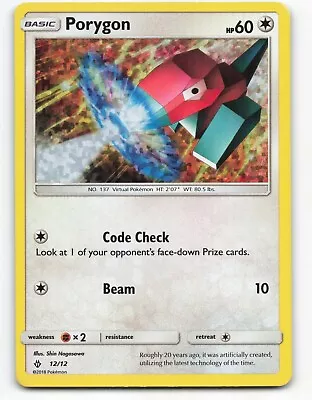 2018 Pokemon McDonald's Promos #12/12 Porygon Holo Promo • $2.89