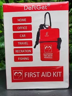 Waterproof First Aid Kit Travel Essential Small Emergency Survival Kit Mini 65pc • $18.76