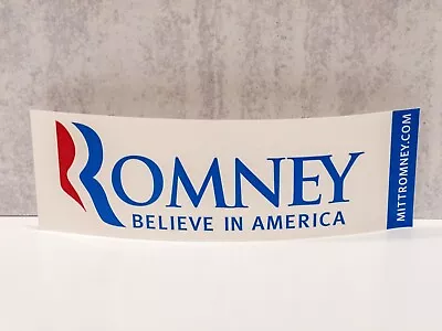 Mitt Romney For President 2012 Official Campaign Bumper Sticker America • $9.99