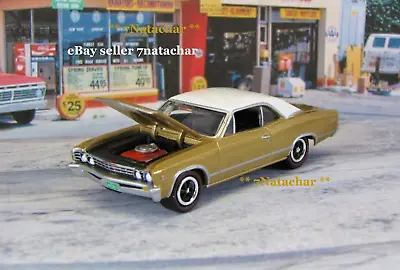 1967 67 Chevy Chevelle Malibu V8 Stock Muscle Car 1/64 Scale Limited Edition • $20.99