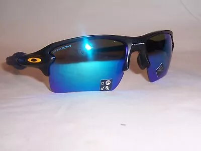 New Oakley Sunglasses FLAK 2.0 XL OO9188-D3 BLACK/PRIZM SAPPHIRE AUTHENTIC 9188 • $165.99