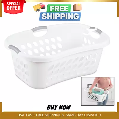 Sterilite 1.25 Bushel Ultra™ HipHold Laundry Basket Plastic White • $21.03