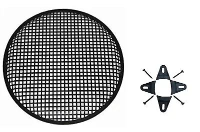 1 12  SubWoofer Metal Mesh Cover Waffle Speaker Grill Protect W/ Clips And Screw • $10.11