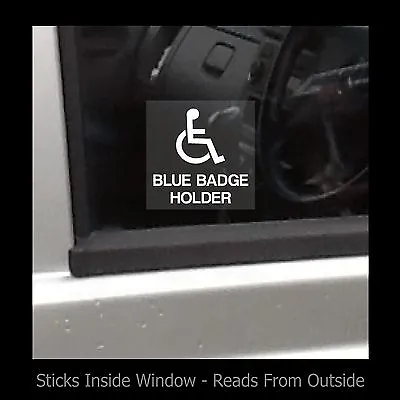 £0.99 • Buy Blue Badge Holder - Window Sticker / Sign - Access, Disabled, Parking