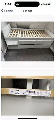 Ikea Slakt Bed With Storage • £150