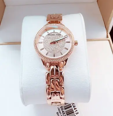 Michael Kors Allie Women's Rose Gold Tone Watch MK4413 • $80