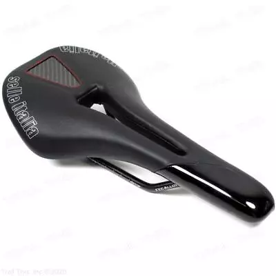 Selle Italia XR Cutout Road Men's Bicycle Saddle Black FEC Alloy Rails 296g • $18.95