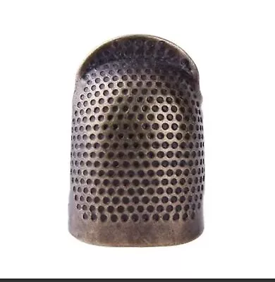 1pc Best Design Adjustable Sewing Finger Protector Retro Metal Copper Thimble • £3.69