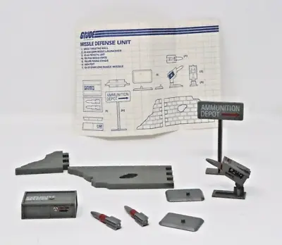 1984 MISSLE DEFENSE UNIT GI Joe Vintage Hasbro 100% Complete W/ Blueprint • $23.09