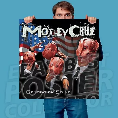 MOTLEY CRUE Generation Swine BANNER HUGE Vinyl Poster Tapestry Album Art • $67.25