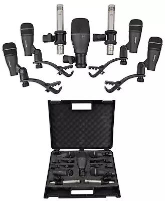 Samson DK707 Drum Microphone Kit-1) Q71 Kick+4) Q72 Snare/Tom+2) C02 Pencil Mics • $249.90