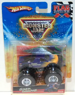 Hot Wheels Monster Jam Flag Series  Storm Damage  64/75 2010 • $9.47