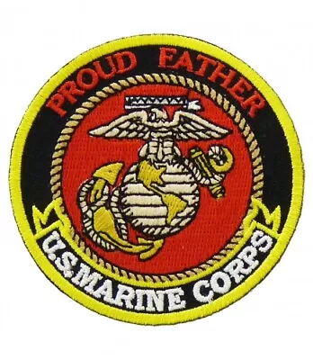 U.S. Marine Corps Proud Father Patch Military Patches • $3.99