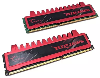 G.Skill Ripjaws 4GB Kit (2x2GB) PC3-12800 DDR3-1600 DIMM RAM F3-12800CL9D-4GBRL • $14.99