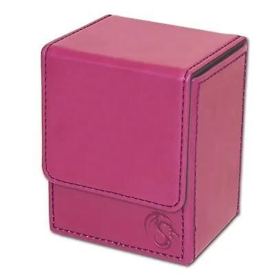 BCW Deck Case LX Pink Gaming Card Holder Magnetic Magic Gathering MTG Game Box • $12.86