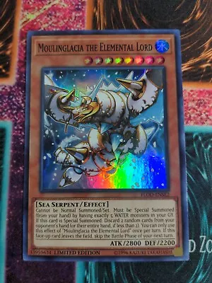 Yu-Gi-Oh! Moulinglacia The Elemental Lord FLOD-ENSE2 Limited Super Rare NM  • $3