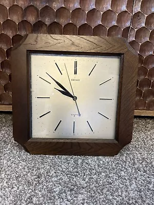 Vintage Mid Century Seiko Wall Clock - Working • $15