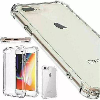 For IPhone 15 14 Pro 13 12 11 XS Max XR 7 Case Shockproof Clear TPU Bumper Cover • $5.03