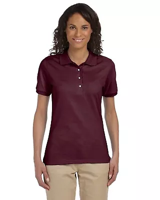 Jerzees Women Polo Shirt Short Sleeve SpotShield Solid M-437W • $13.56