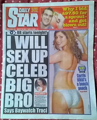 DAILY STAR 5 Jan 2006 - Claire & Natalie (P3) Katie Price Nikki Sanderson CBB • £3.99