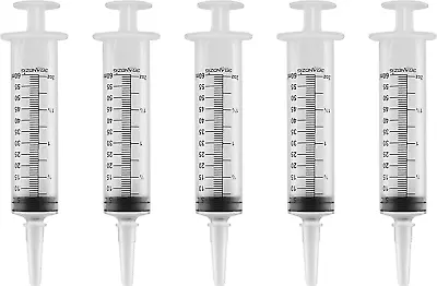 60Ml Catheter Tip Syringe With Cover 5 Pieces By  – Sterile Disposable • $13.99