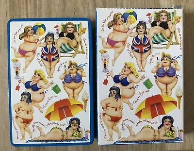 British Theme Pack Of Humorous Playing Cards - BEACH BELLES With 1 Joker  • $11.37