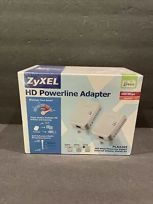 ZyXEL - HD Powerline Wall-plug Adapters 500Mbps - PLA4205 • $28