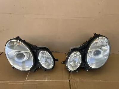 2003-2006 Mercedes W211 E320 E350 Xenon HID Left & Right Headlights Set Pair OEM • $285