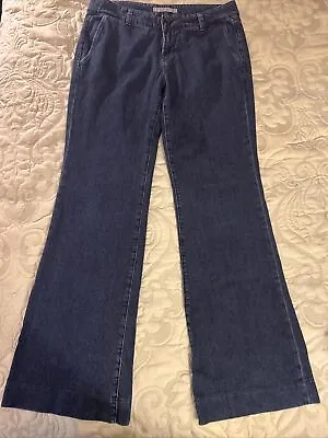 J Brand Women's Size 30 (33x32) Wide Leg Trouser Jeans Seline Dark Blue Obsidian • $29