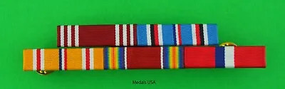 WWII Army Philippines Asia Pacific Service Mounted 5 Ribbon Bar - WW2 • $19.95