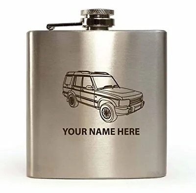 £8.49 • Buy Land Rover Discovery Design - Personalised 6oz Hip Flask