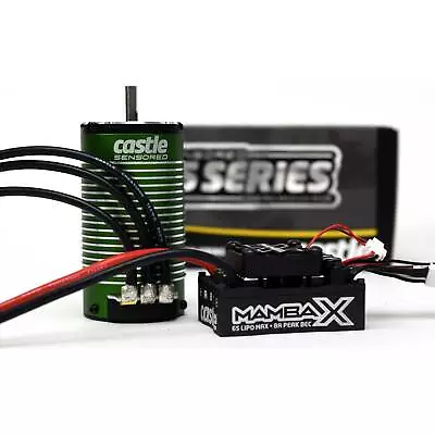 Castle Creations 1/8 MAMBA X 25.2V WP ESC 1515-2200KV SENS E-BX CSE010015505 • $284.95