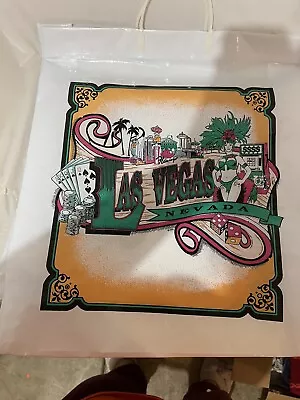 VTG Fabulous Las Vegas Tote Bag Vinyl  Retro Souvenir • $25