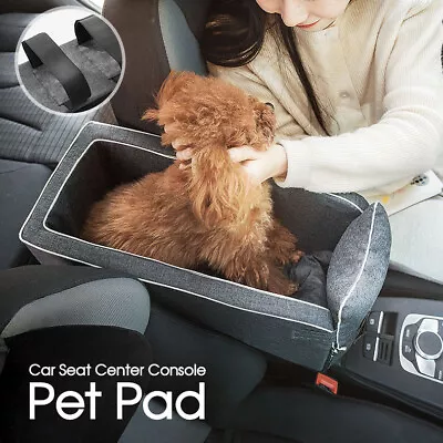 Car Pet Seat Auto Seat Center Console Dog Cat Nest Pad Removable Pet Carrier AU • $29.25