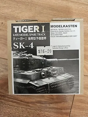Modelkasten Sk-4 Tiger 1 Late Model Spare Truck Box 66 • $10.33
