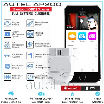 £84.47 • Buy AUTEL AP200 Bluetooth OBD2 Android IPhone Diagnostic Scanner Tool Fits CITROEN